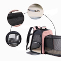 High Quality Ventilated Pet Bag Cat Carrier Expandable Pet Backpack for Travel